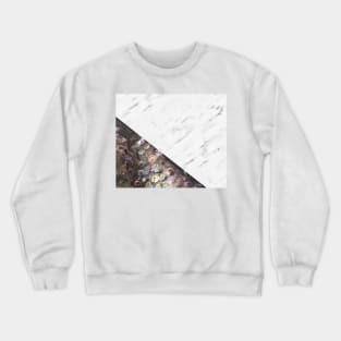 Marble and sequins Crewneck Sweatshirt